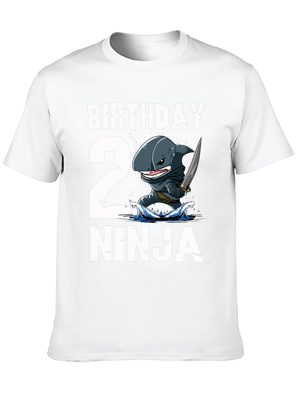 Birthday 2 Ninja Shark T-Shirt