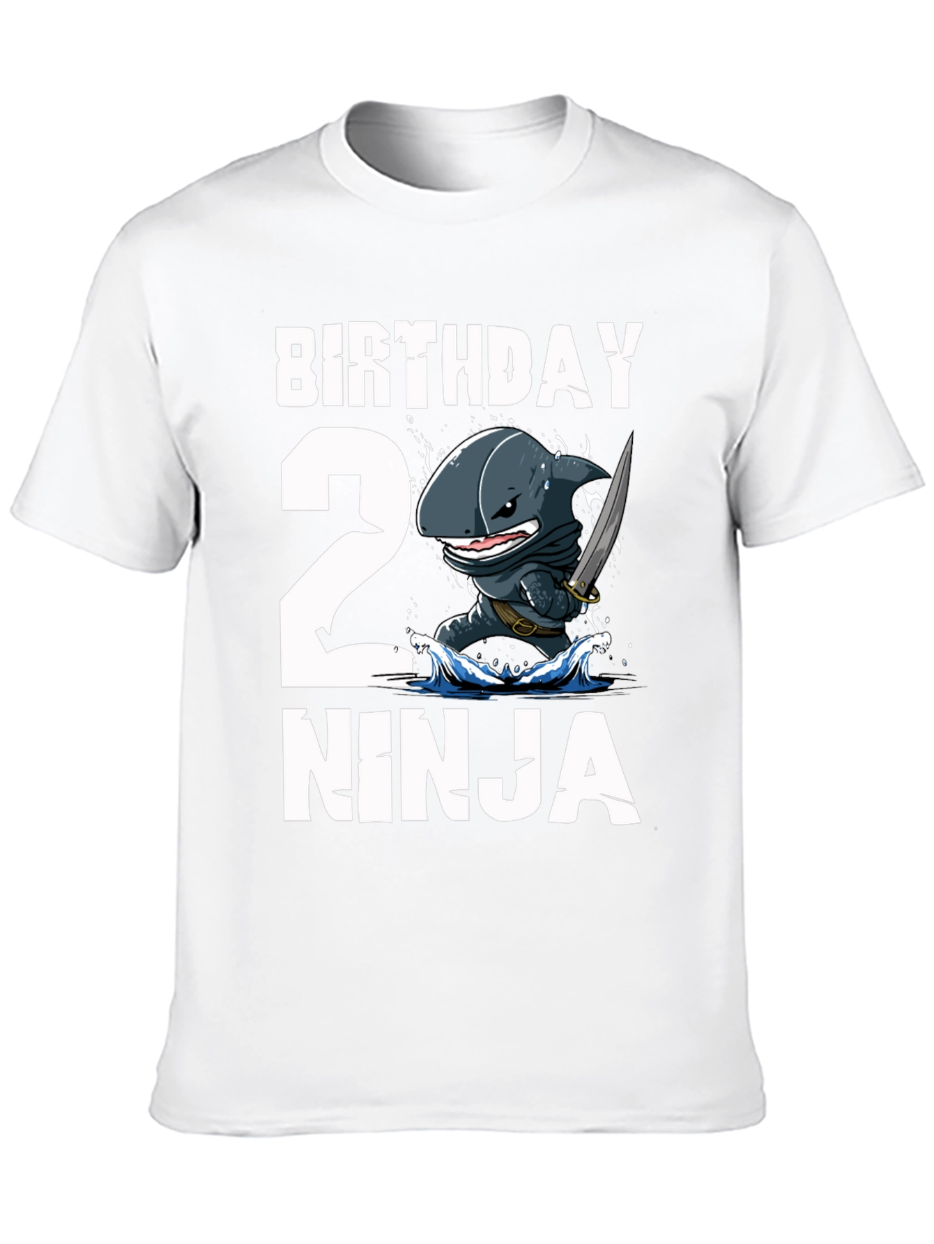 Birthday 2 Ninja Shark T-Shirt