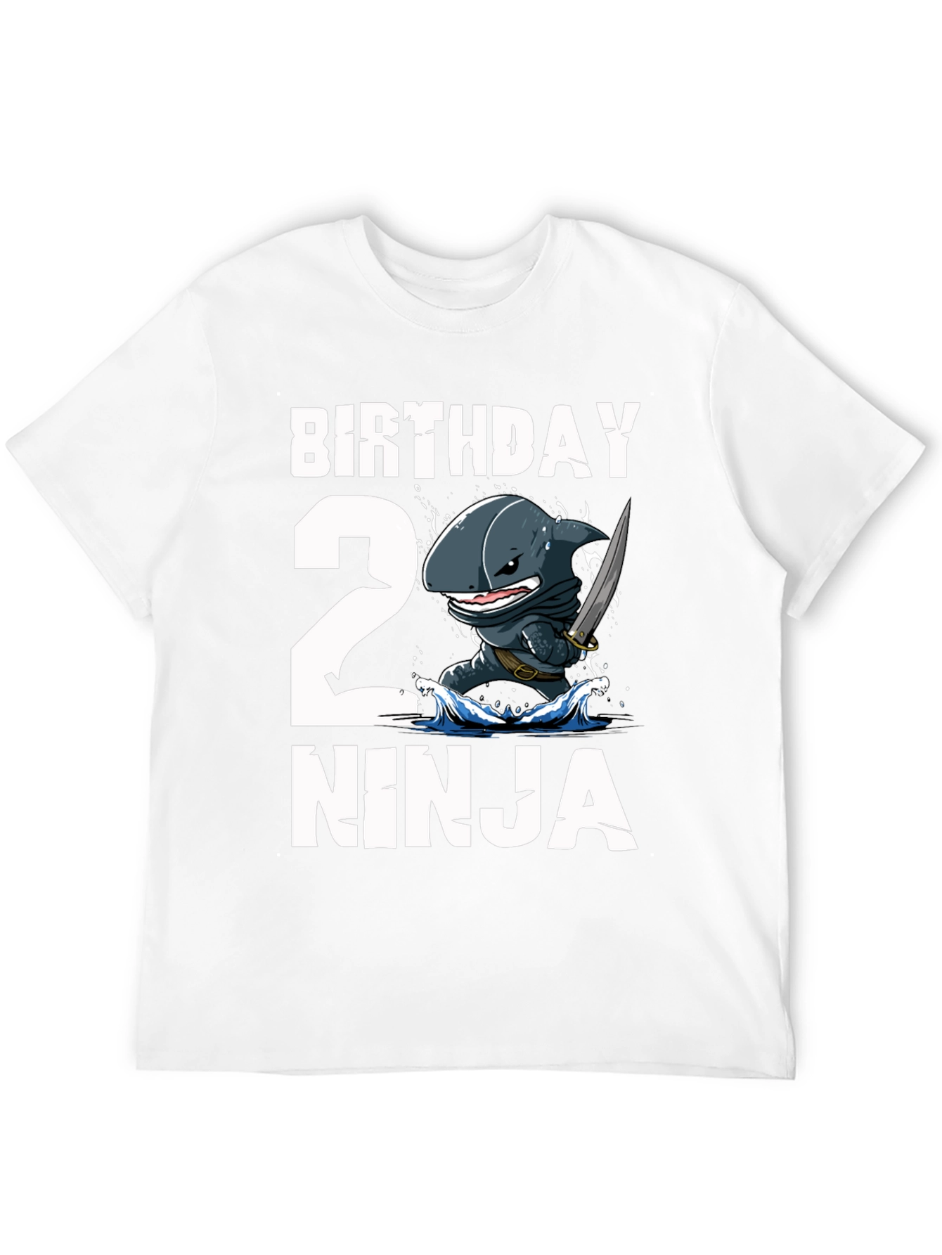 Birthday 2 Ninja Shark T-Shirt