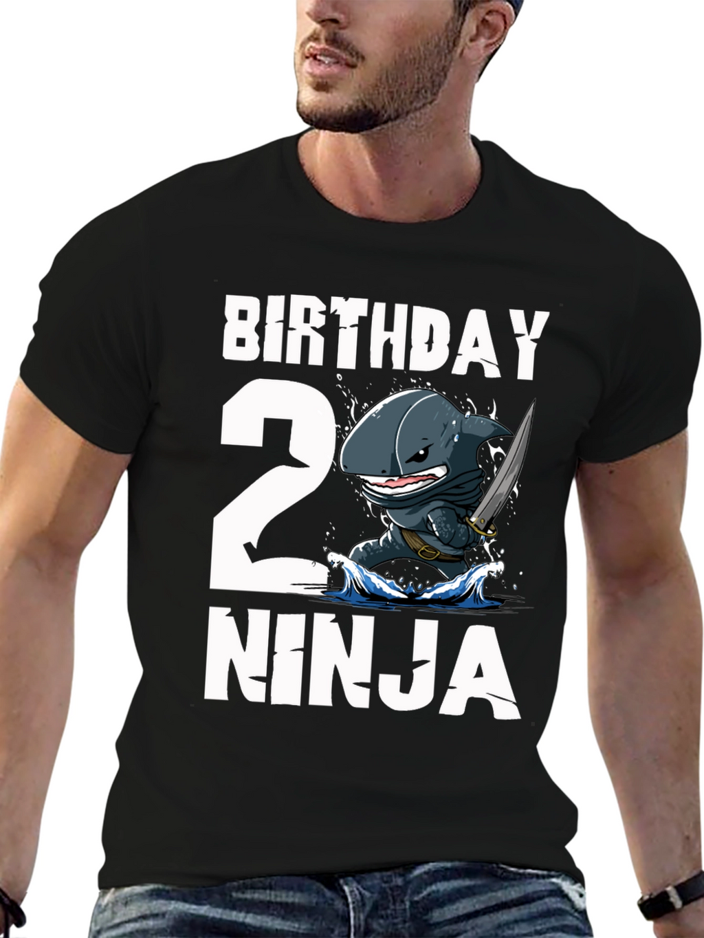Birthday 2 Ninja Shark T-Shirt
