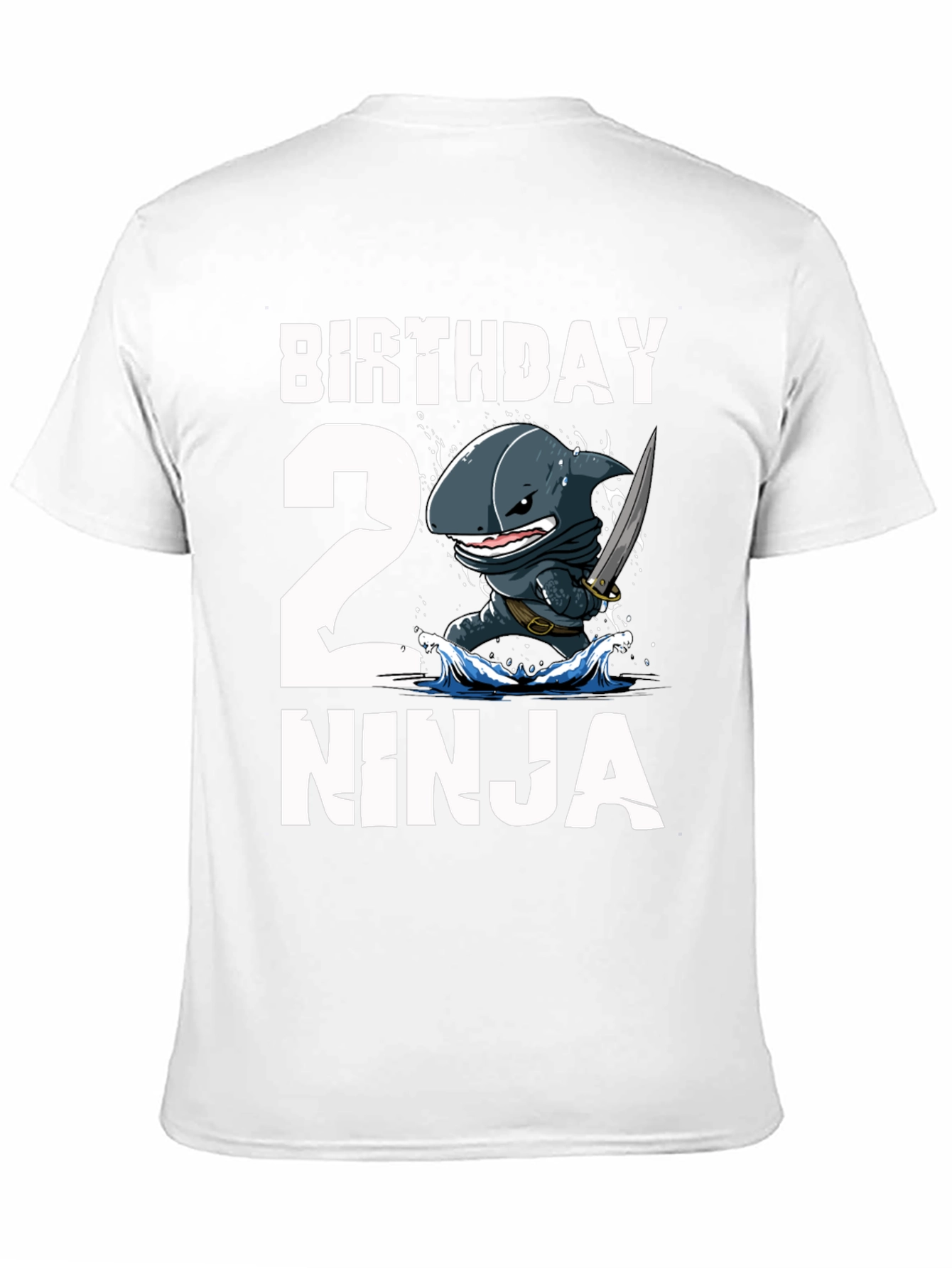 Birthday 2 Ninja Shark T-Shirt