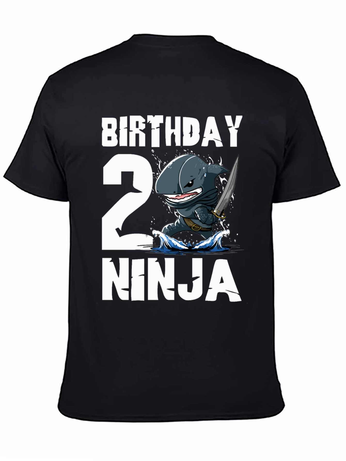 Birthday 2 Ninja Shark T-Shirt