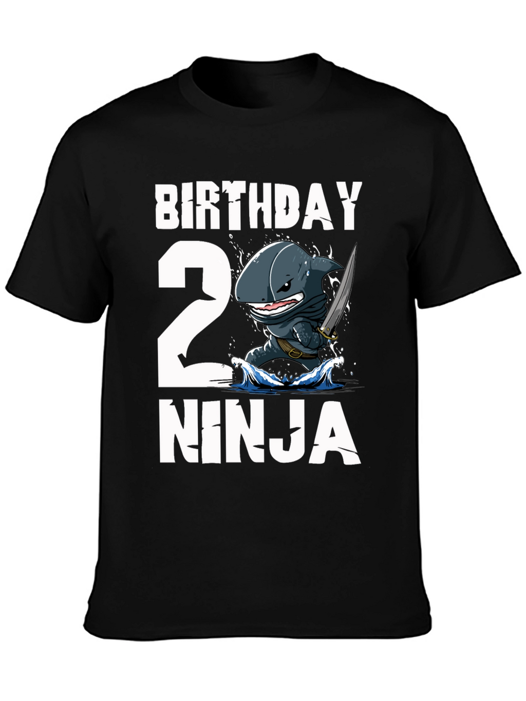Birthday 2 Ninja Shark T-Shirt
