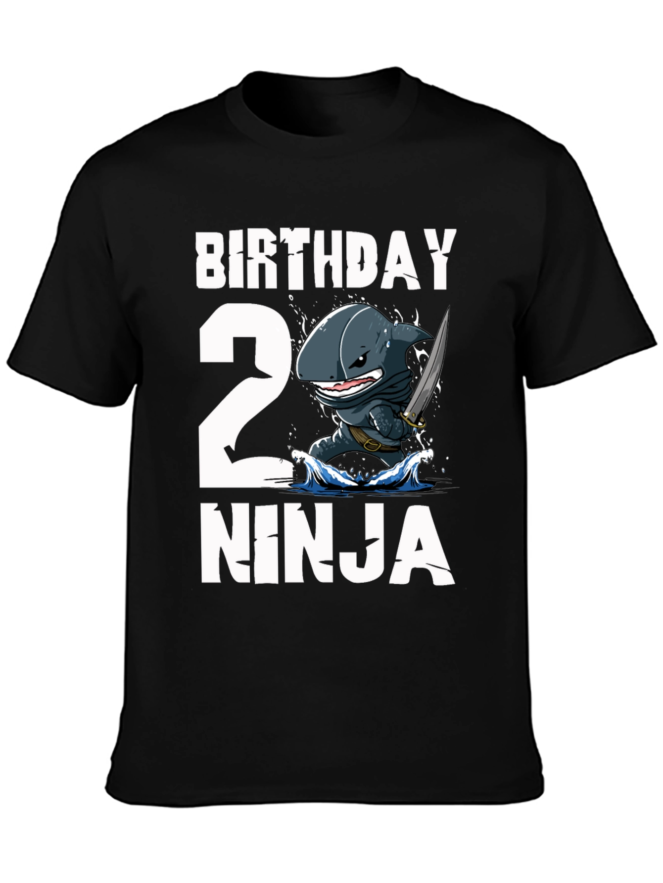 Birthday 2 Ninja Shark T-Shirt