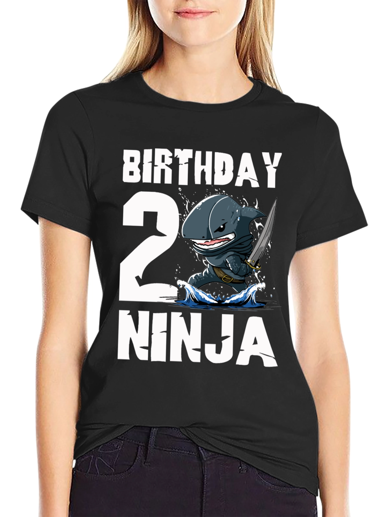 Birthday 2 Ninja Shark T-Shirt