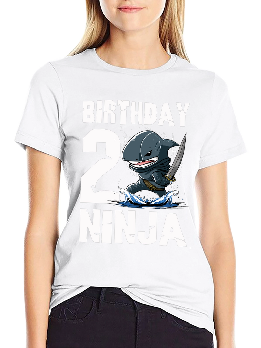 Birthday 2 Ninja Shark T-Shirt