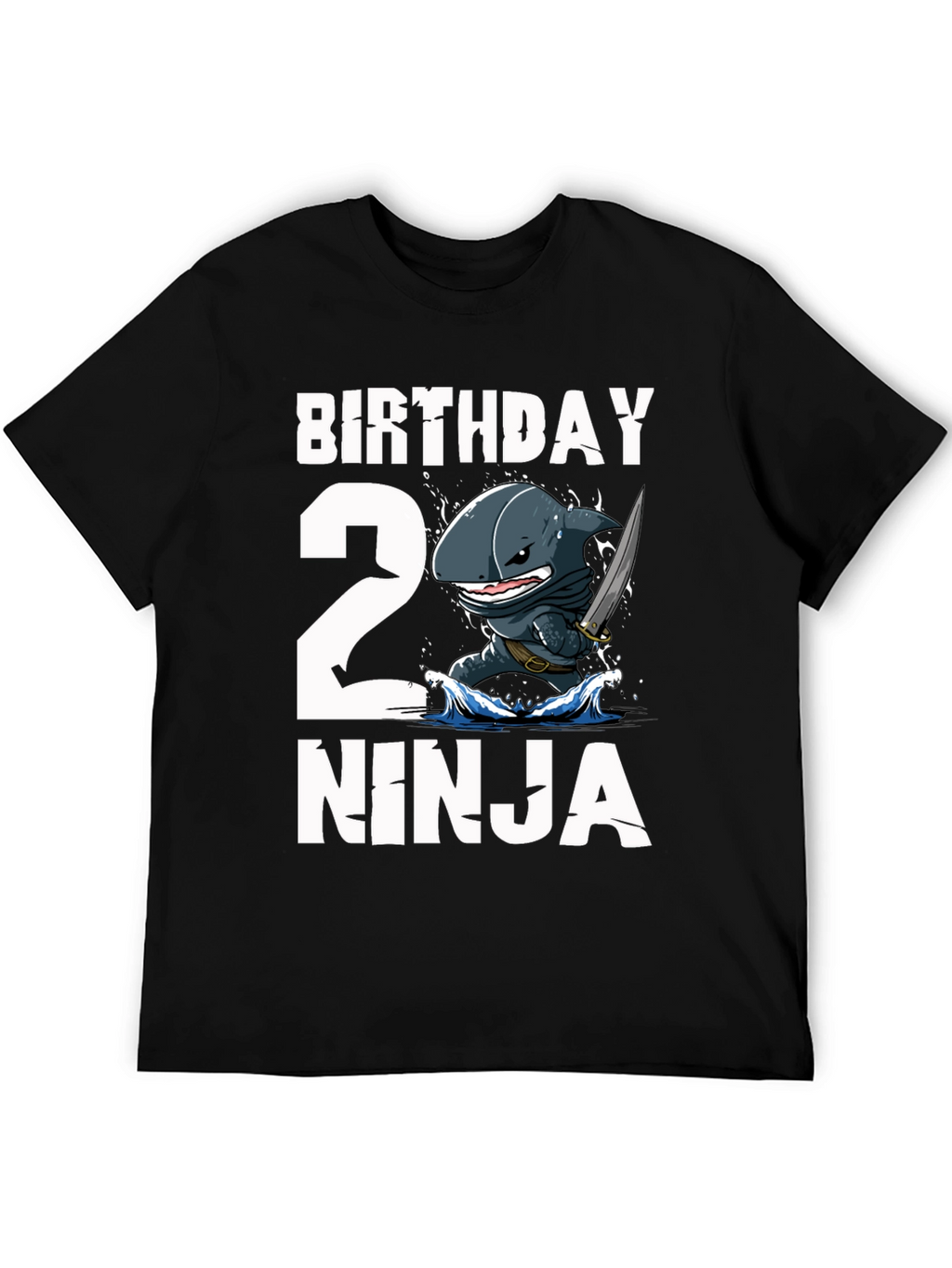 Birthday 2 Ninja Shark T-Shirt