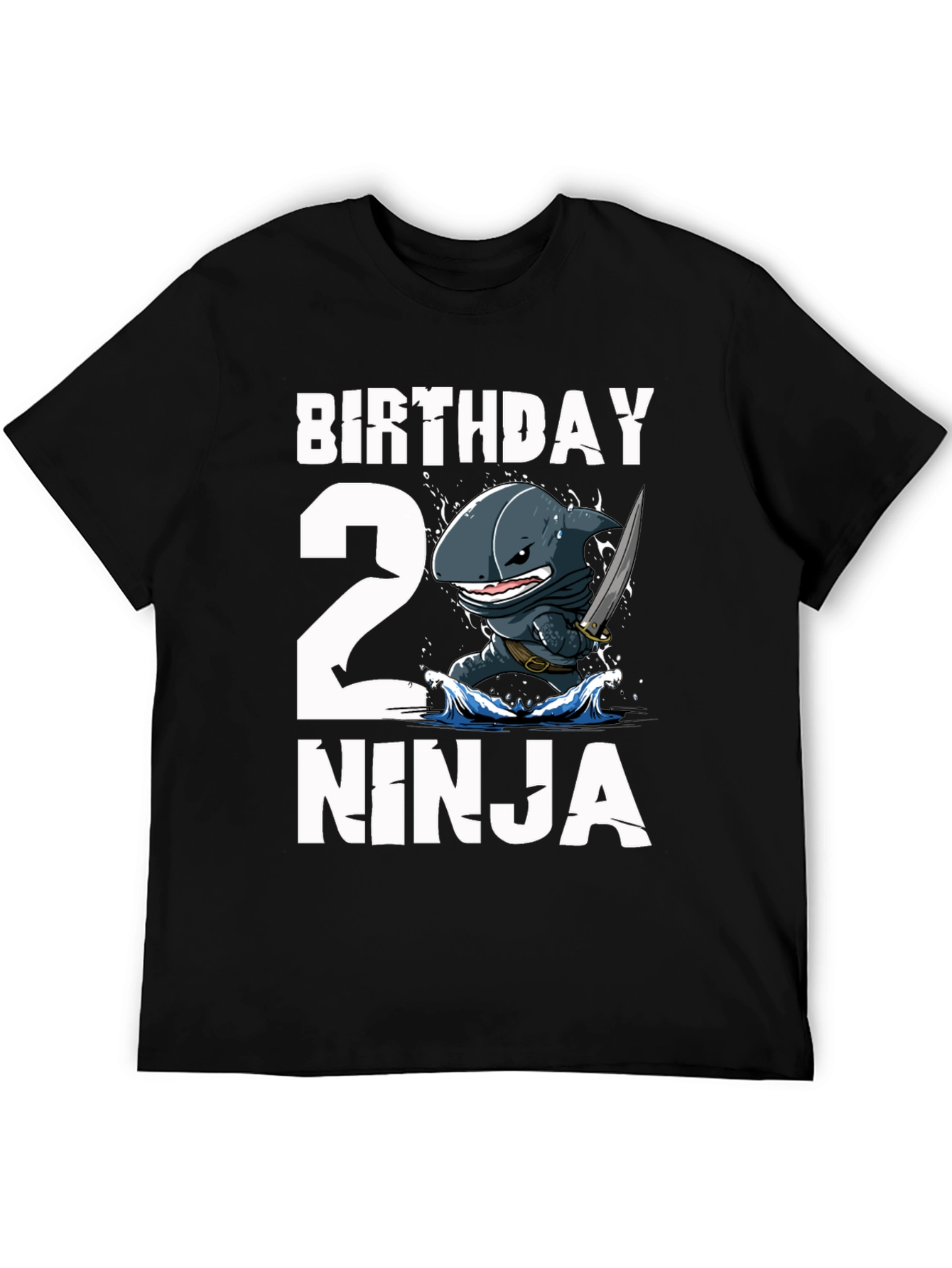 Birthday 2 Ninja Shark T-Shirt
