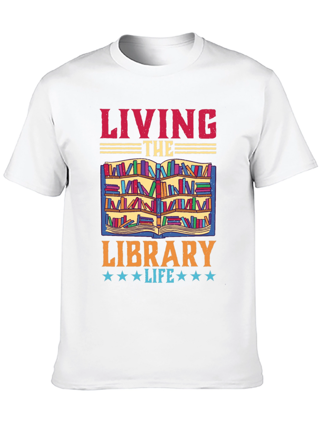 Living The Library Life T-Shirt