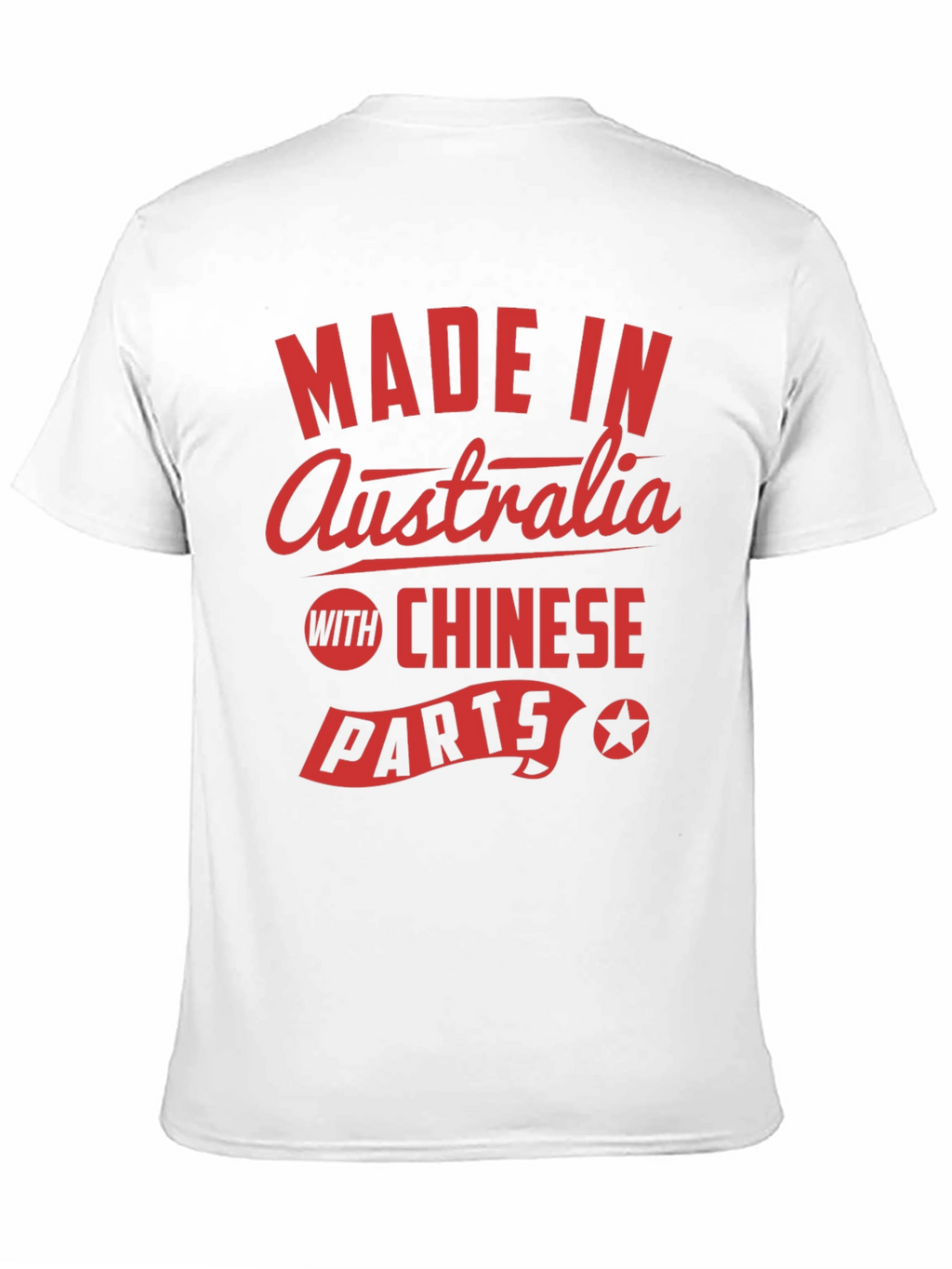 Made In Australia with Chinese Parts Graphic Tee
