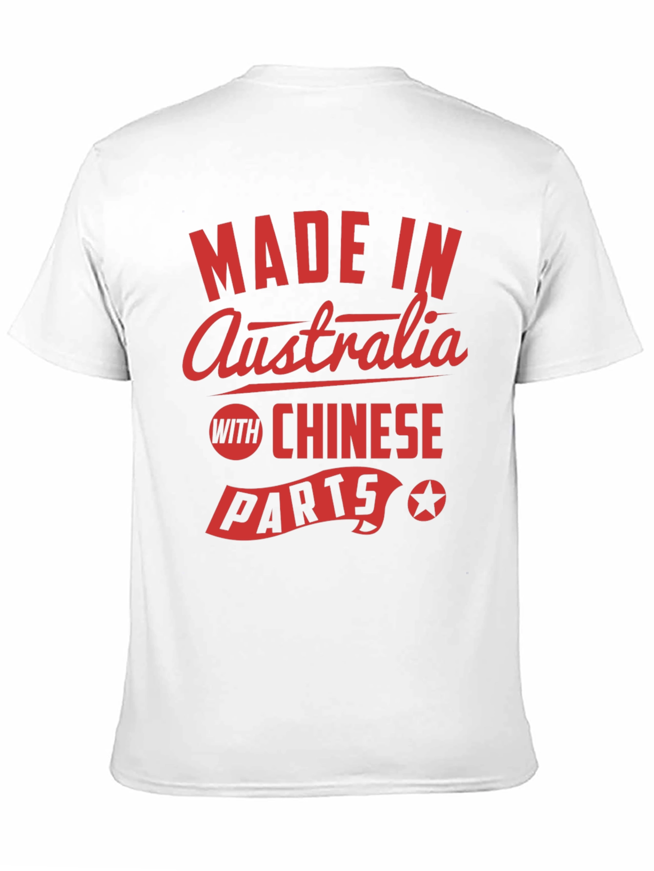 Made In Australia with Chinese Parts Graphic Tee