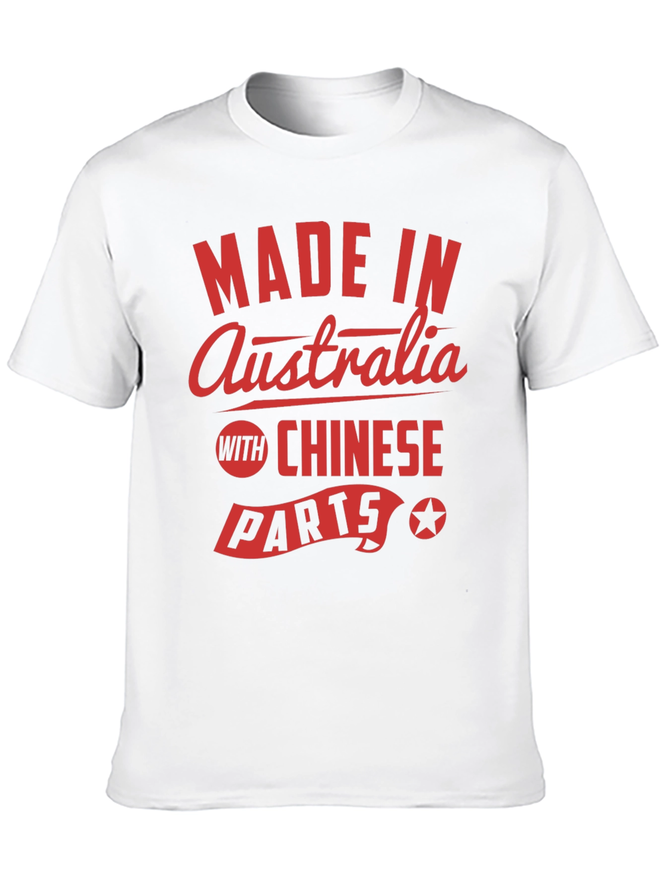 Made In Australia with Chinese Parts Graphic Tee