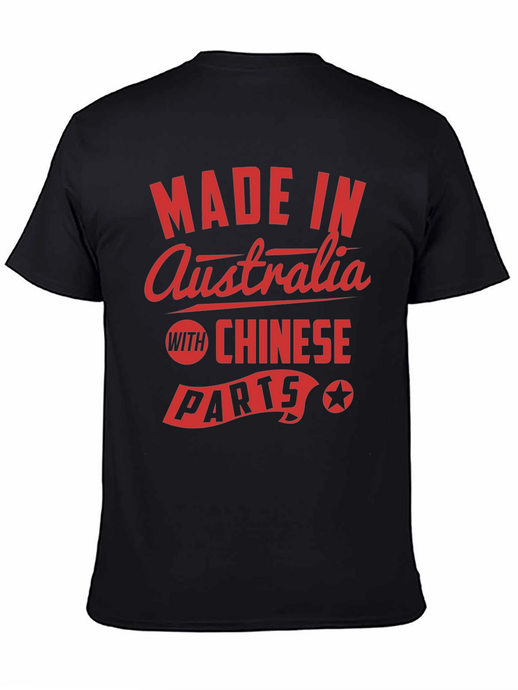 Made In Australia with Chinese Parts Graphic Tee