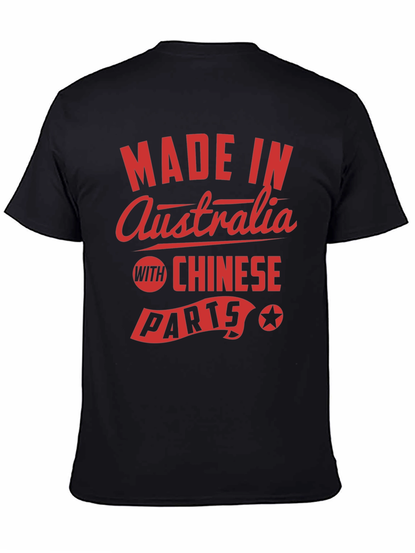 Made In Australia with Chinese Parts Graphic Tee