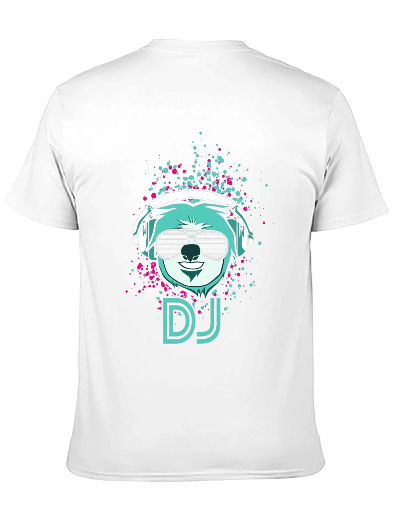 DJ Bear Graphic Tee - Cool Black T-Shirt