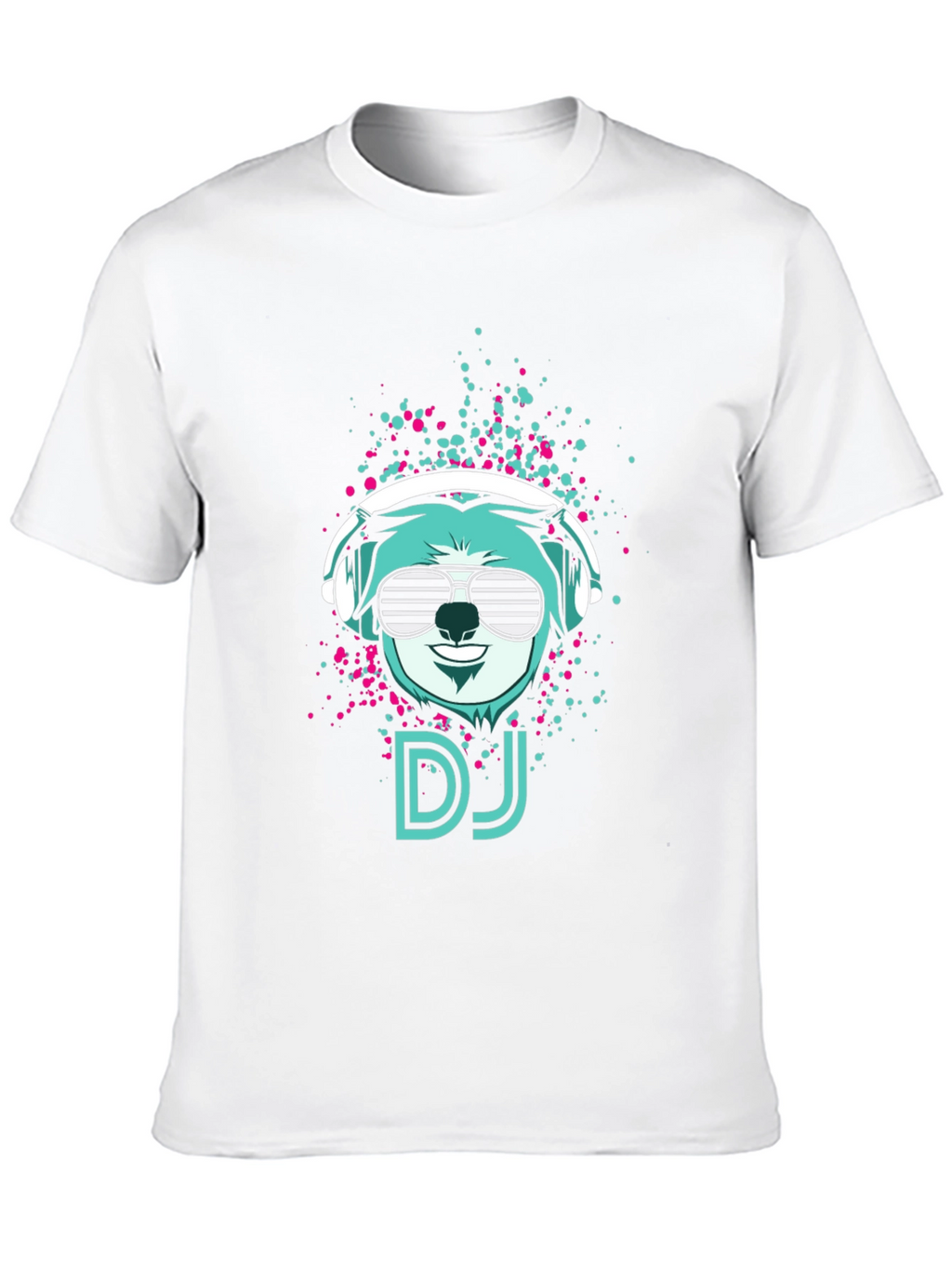 DJ Bear Graphic Tee - Cool Black T-Shirt