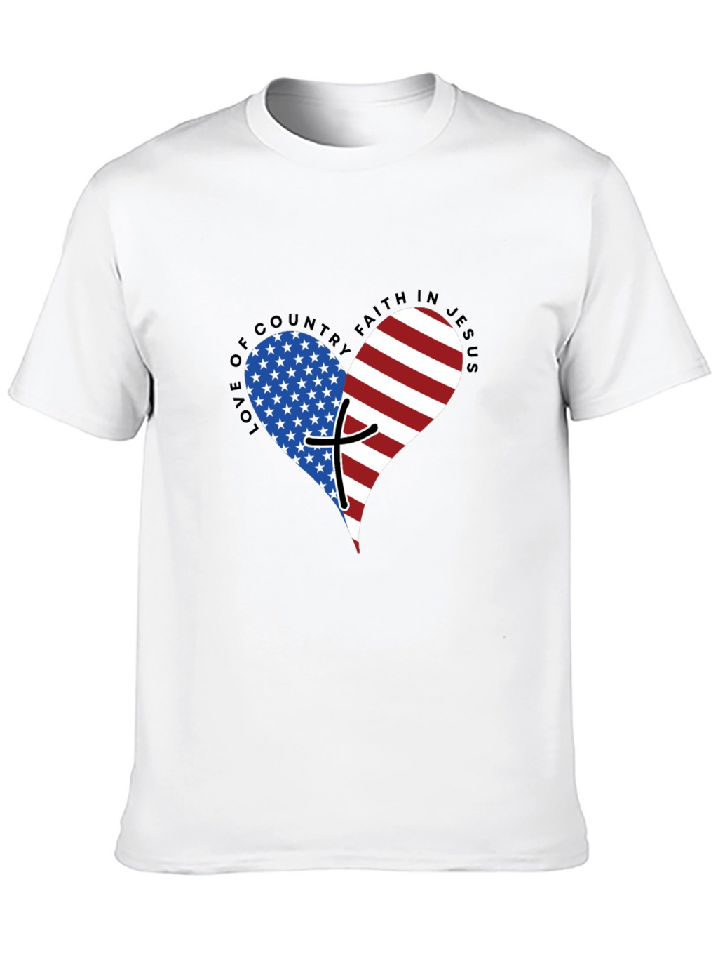 Patriotic Faith Graphic T-Shirt