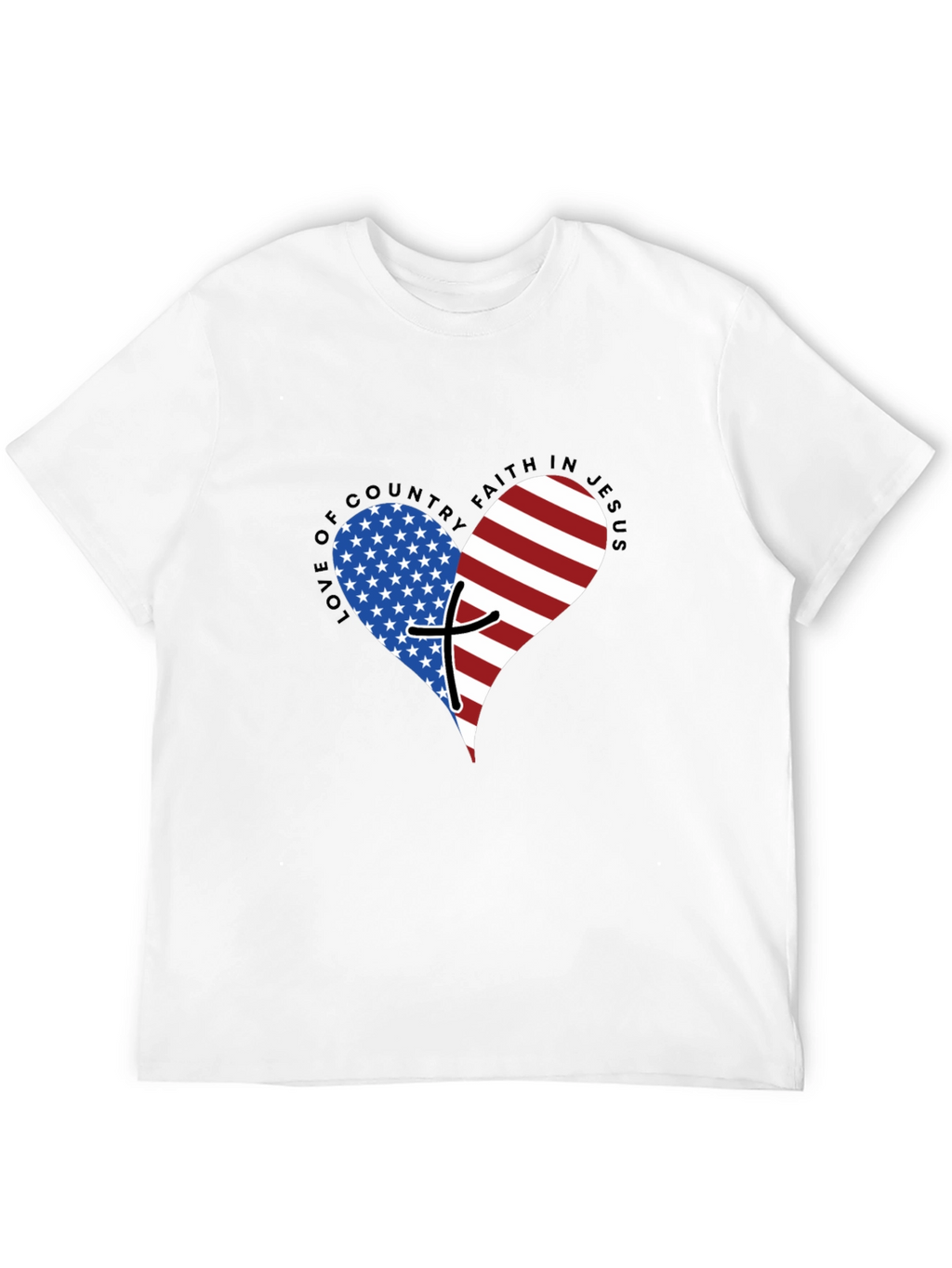 Patriotic Faith Graphic T-Shirt