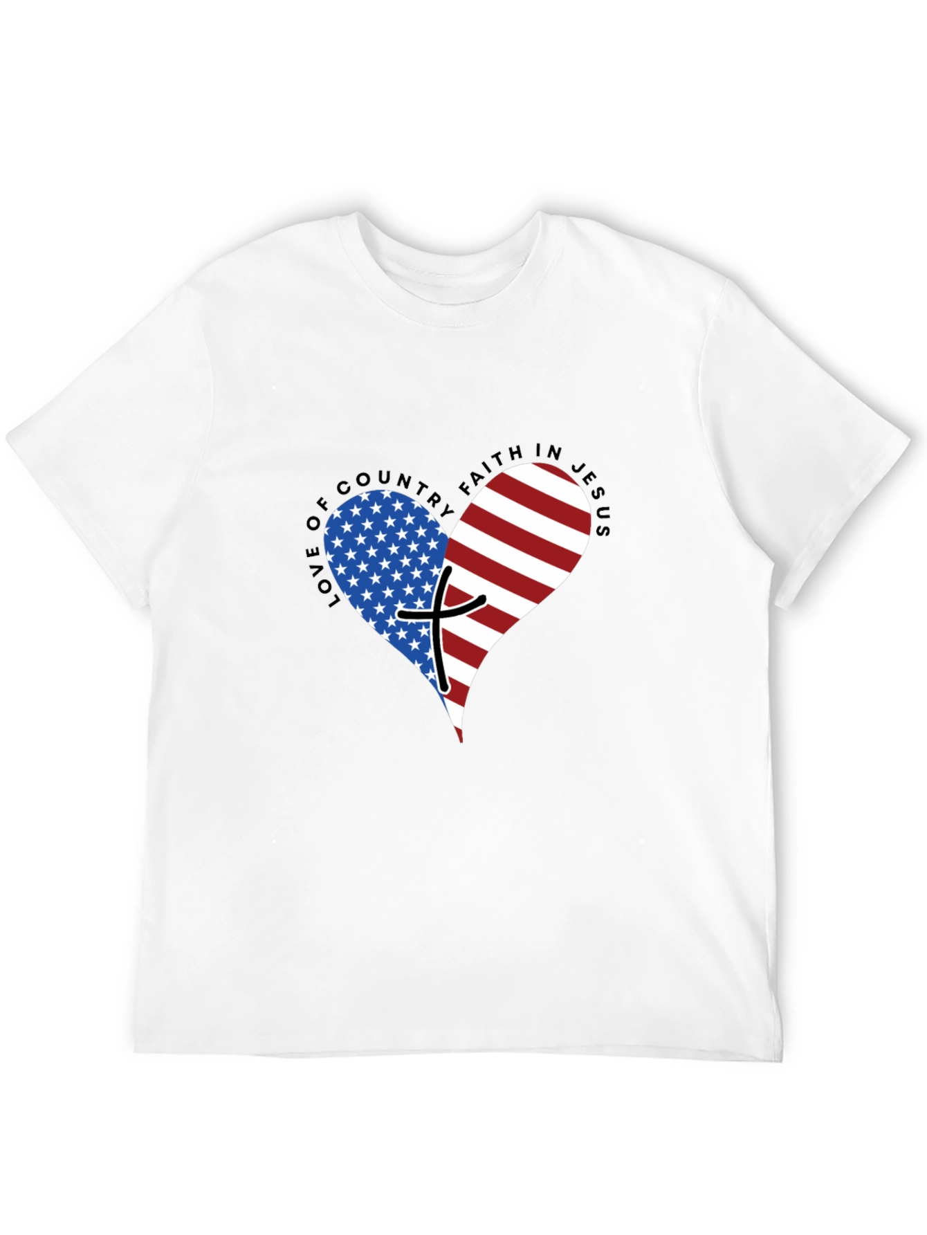 Patriotic Faith Graphic T-Shirt