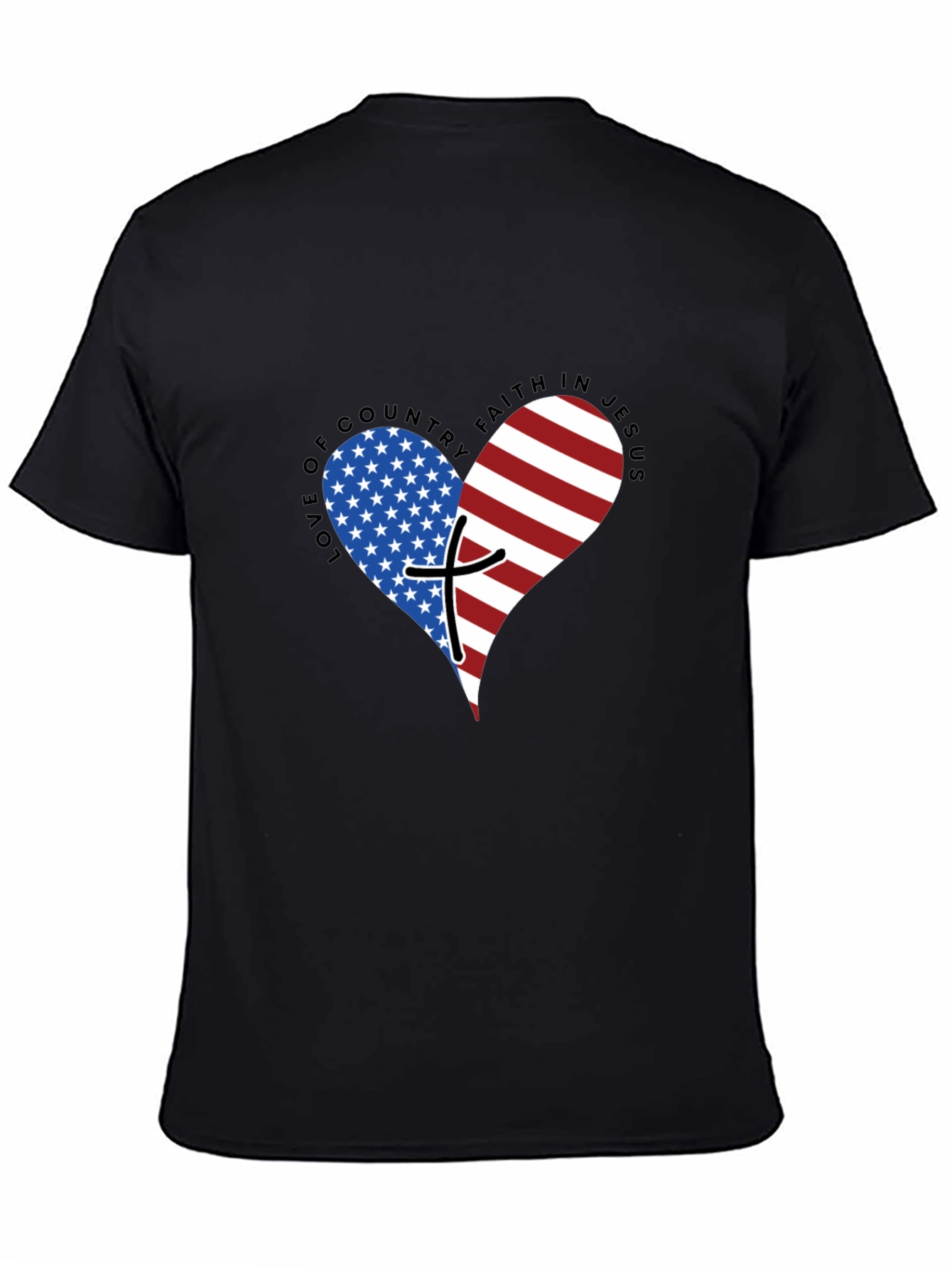 Patriotic Faith Graphic T-Shirt