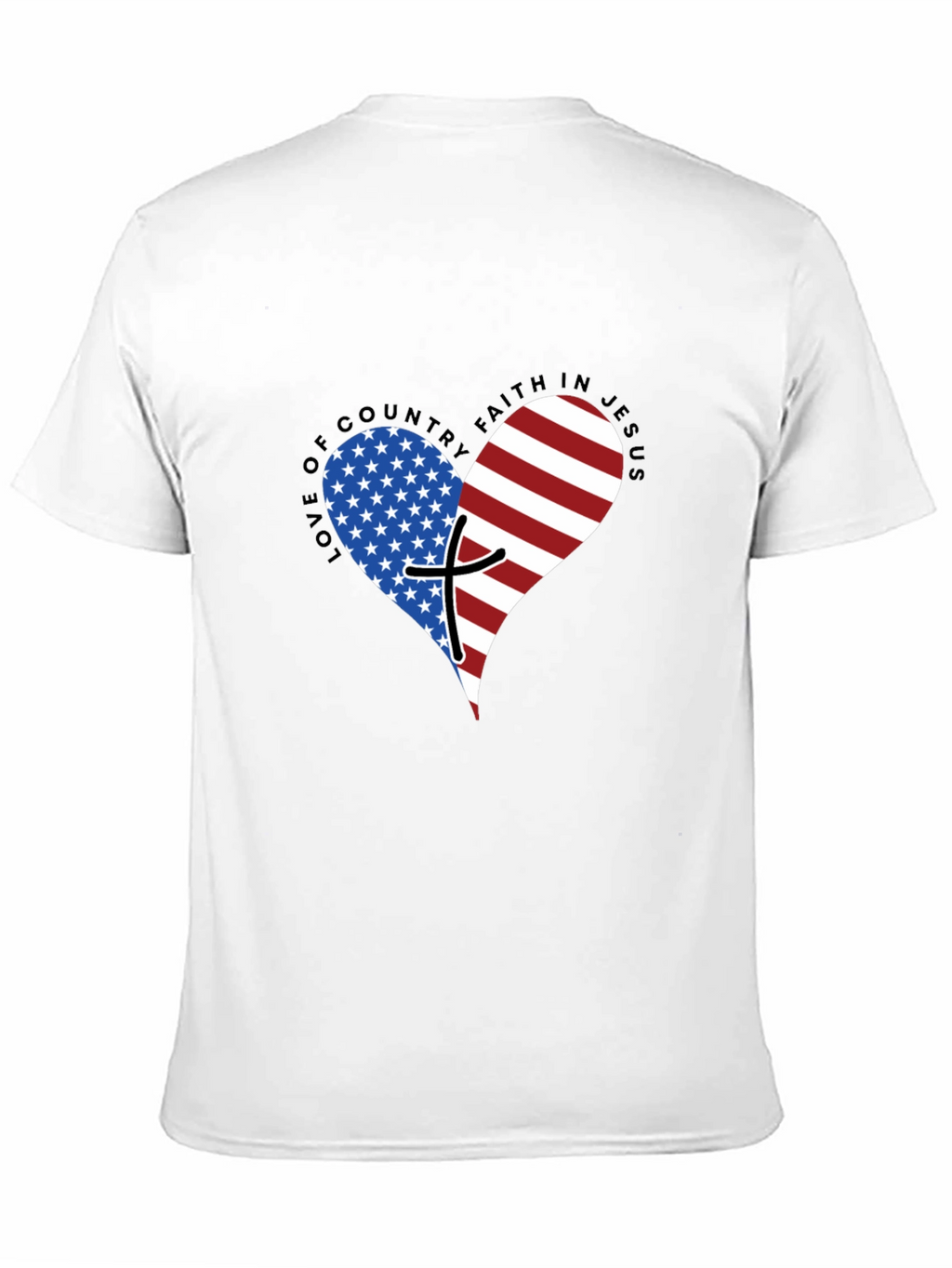 Patriotic Faith Graphic T-Shirt