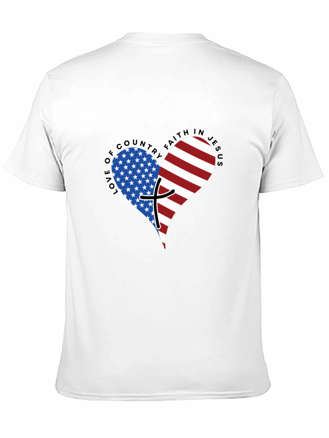 Patriotic Faith Graphic T-Shirt