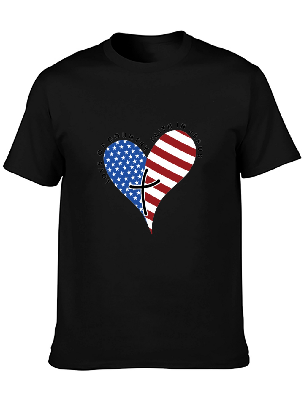 Patriotic Faith Graphic T-Shirt
