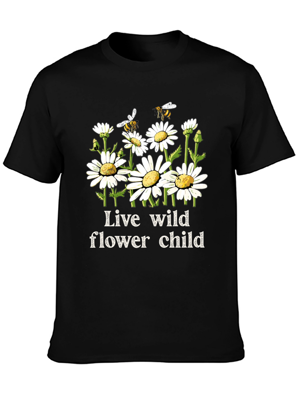 Live Wild Flower Child Graphic Tee