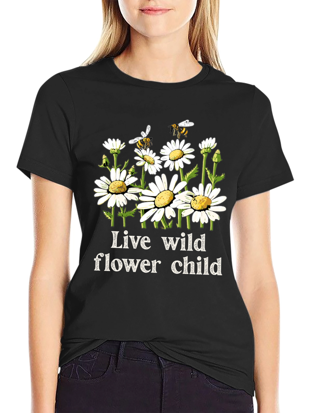 Live Wild Flower Child Graphic Tee