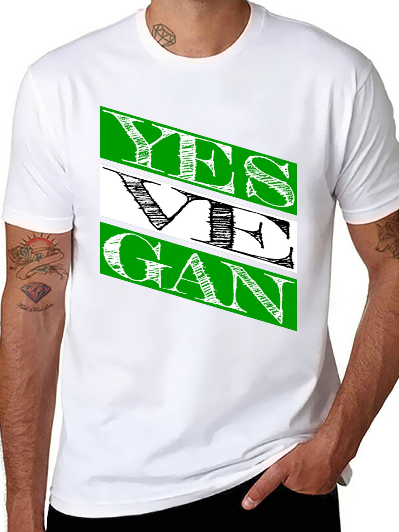 Yes We Gan T-Shirt | Mens Black Cotton Tee