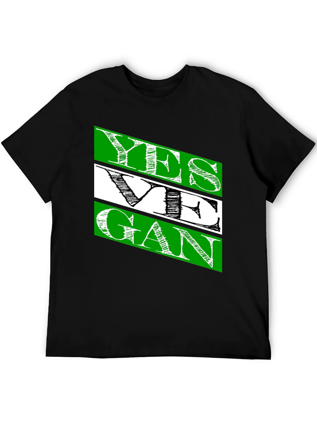 Yes We Gan T-Shirt | Mens Black Cotton Tee