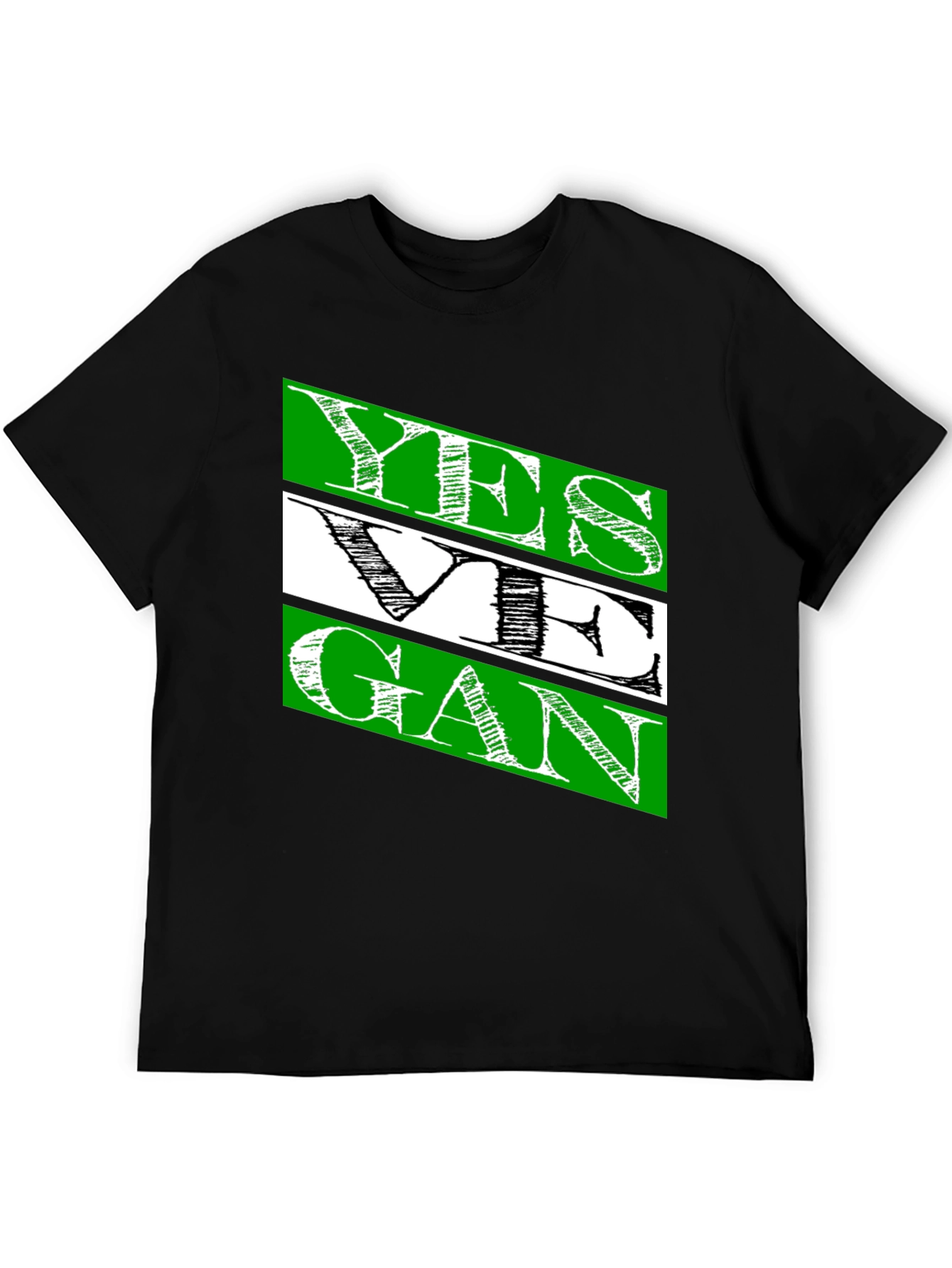 Yes We Gan T-Shirt | Mens Black Cotton Tee
