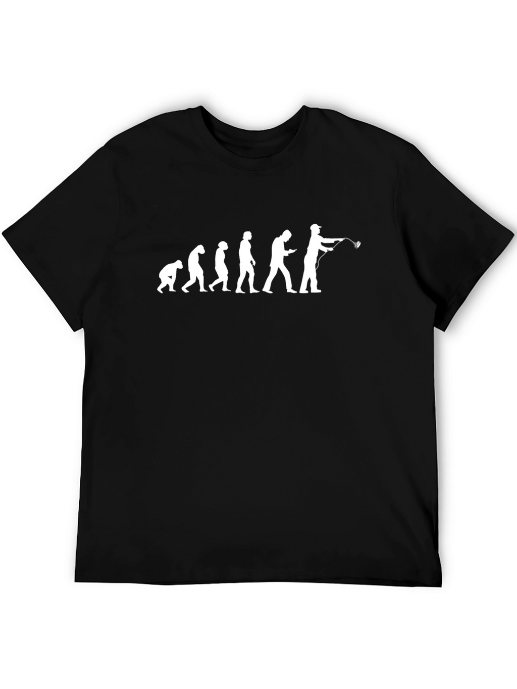 Fishing Evolution T-Shirt - Black Tee