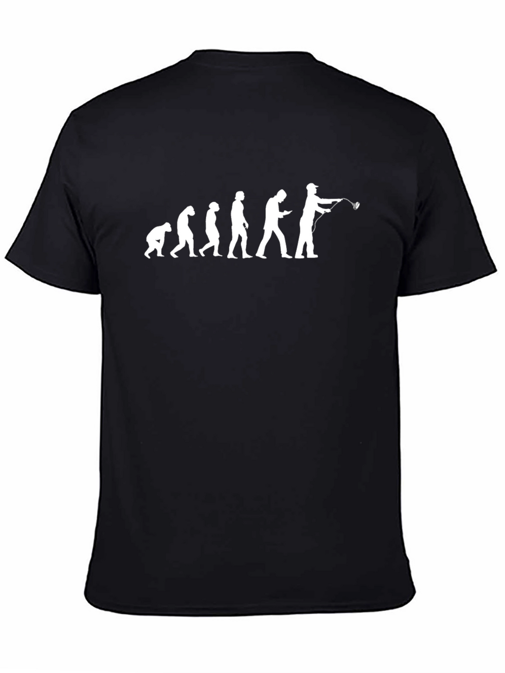 Fishing Evolution T-Shirt - Black Tee