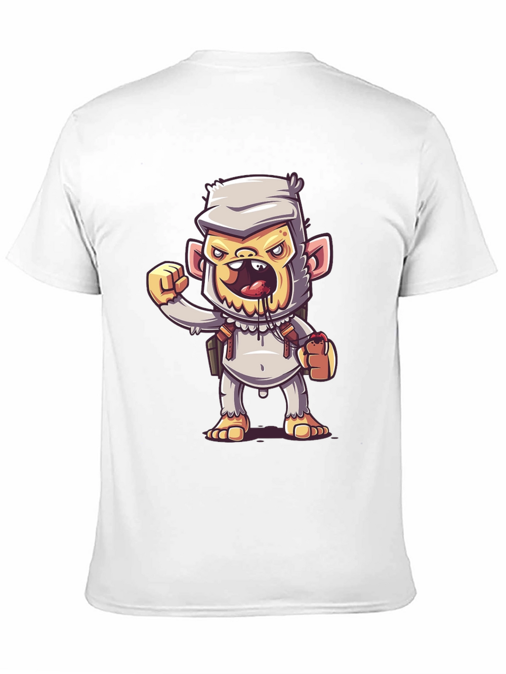 Cartoon Monkey Graphic Tee