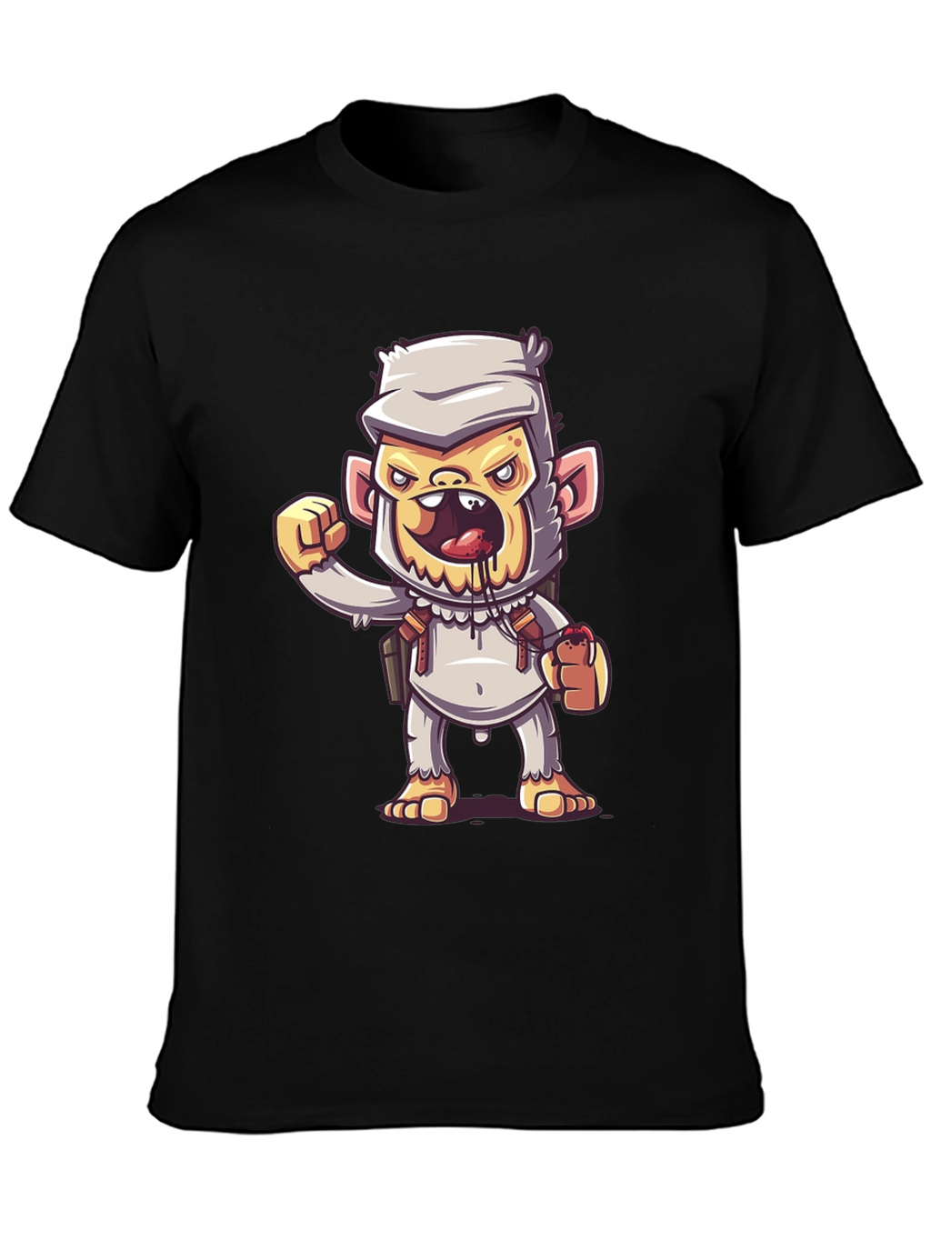 Cartoon Monkey Graphic Tee