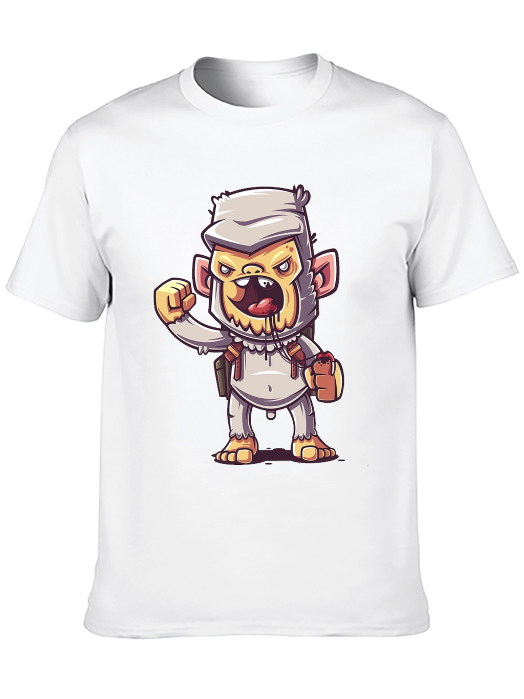 Cartoon Monkey Graphic Tee