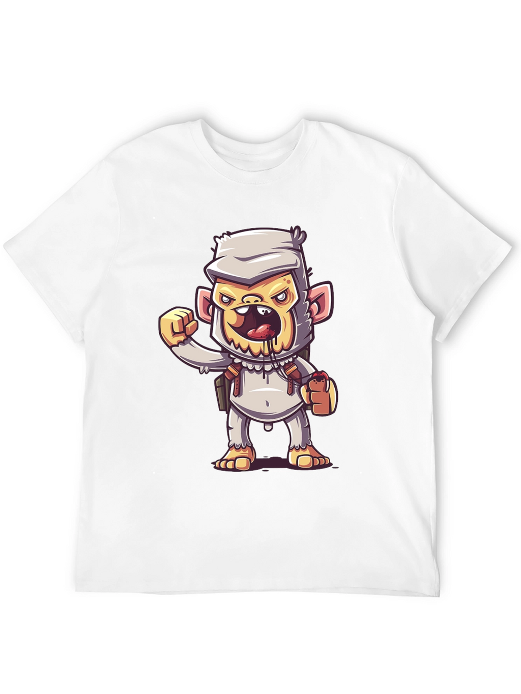 Cartoon Monkey Graphic Tee