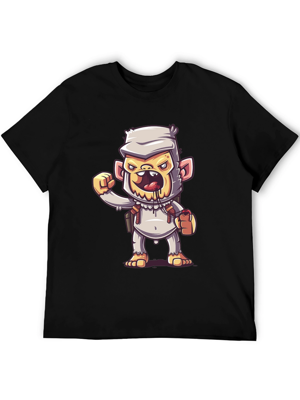 Cartoon Monkey Graphic Tee