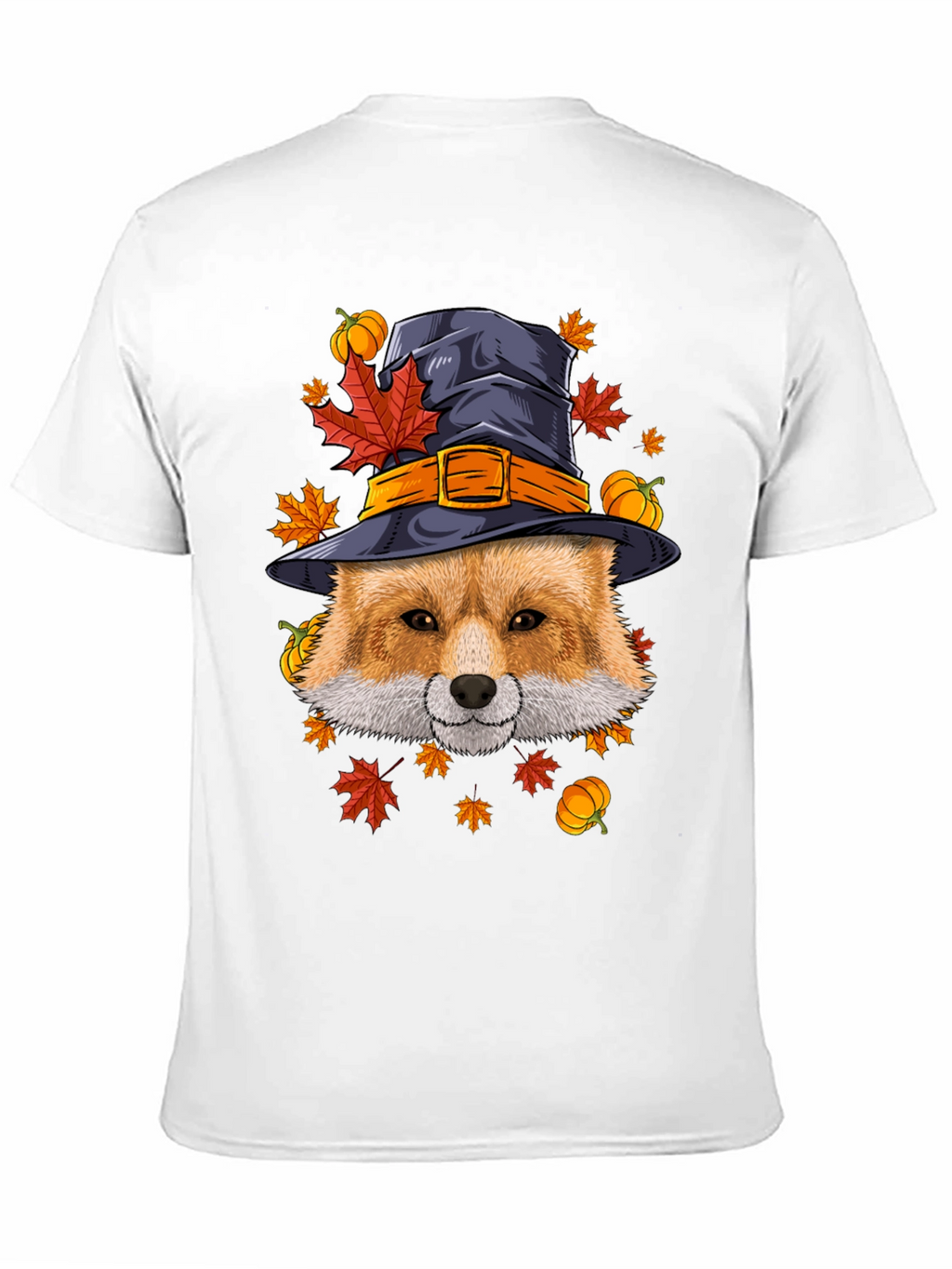 Fall Fox Witch Hat T-Shirt