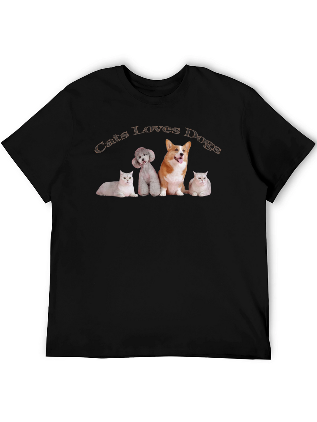 Cats Loves Dogs T-Shirt