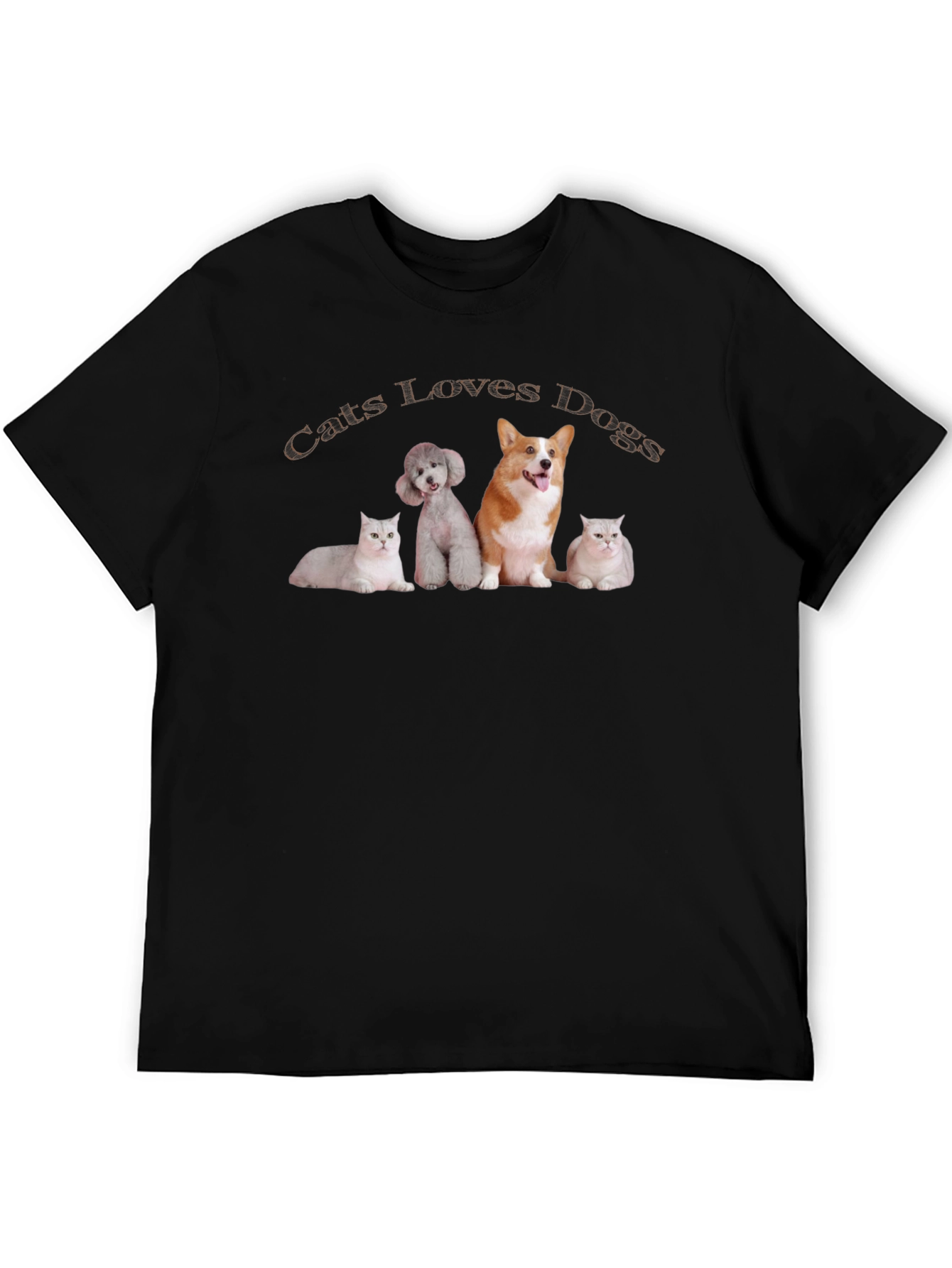 Cats Loves Dogs T-Shirt