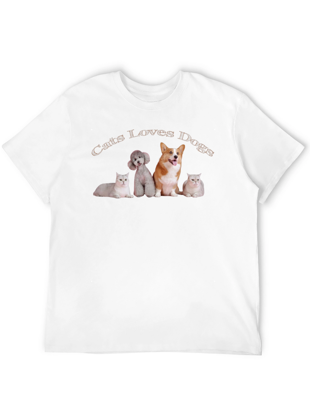 Cats Loves Dogs T-Shirt