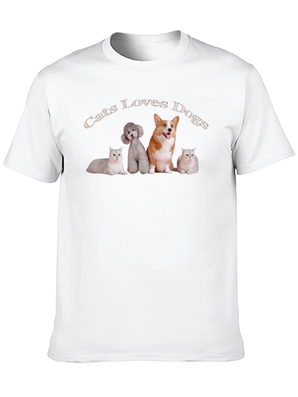 Cats Loves Dogs T-Shirt