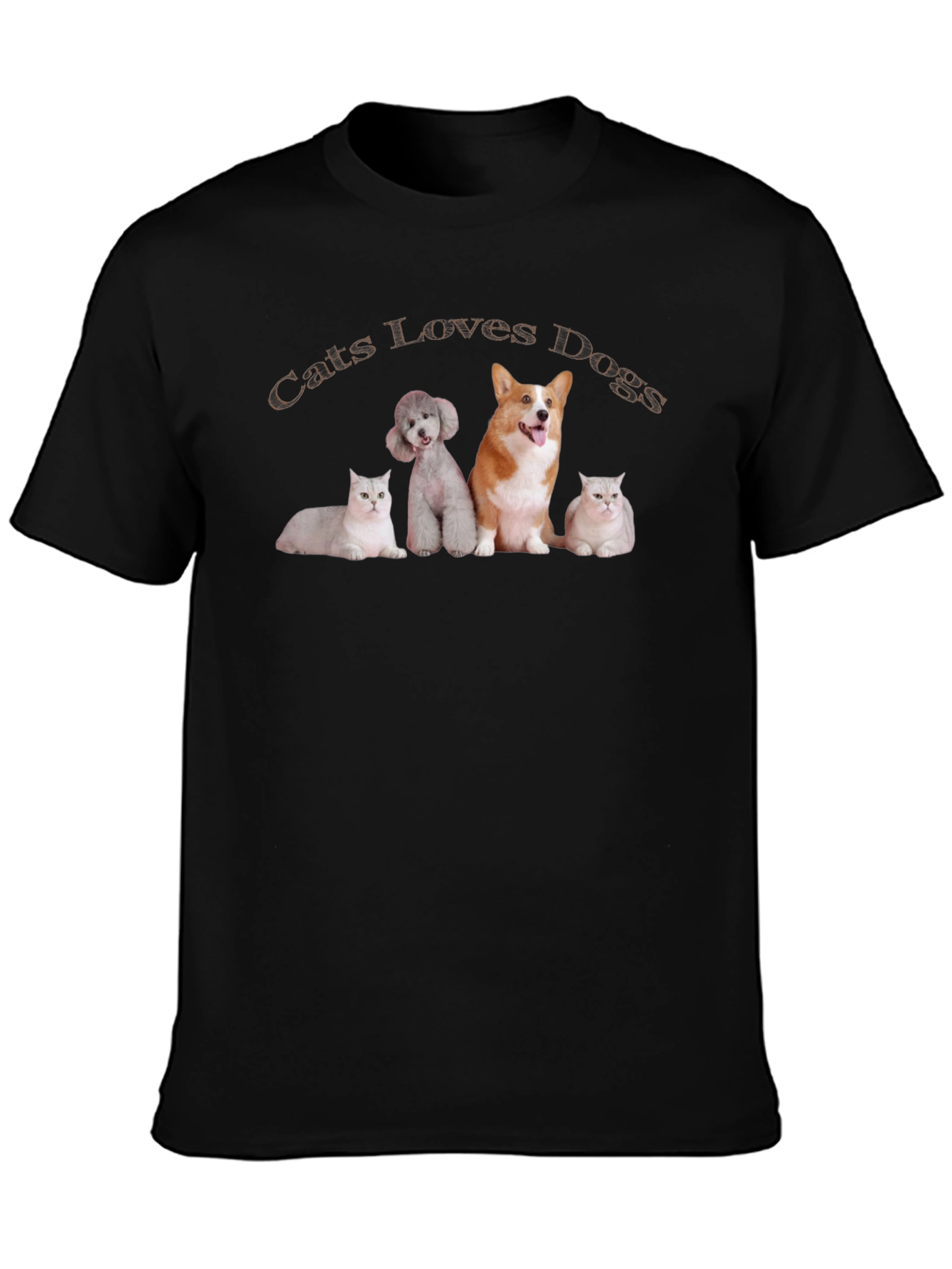 Cats Loves Dogs T-Shirt
