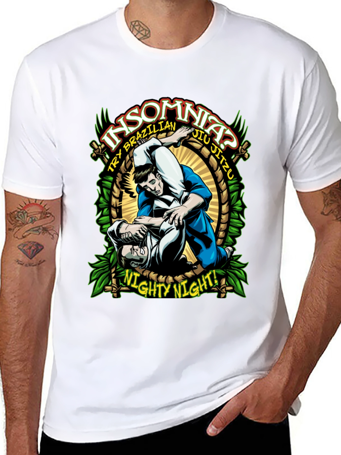 Insomnia? Jiu Jitsu Graphic T-Shirt
