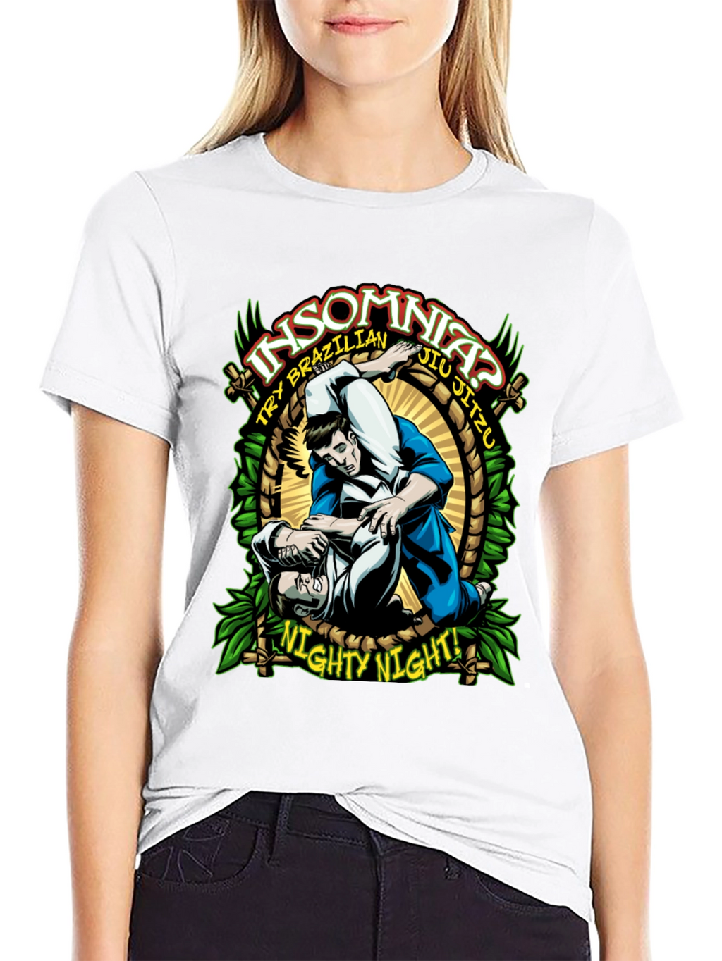 Insomnia? Jiu Jitsu Graphic T-Shirt