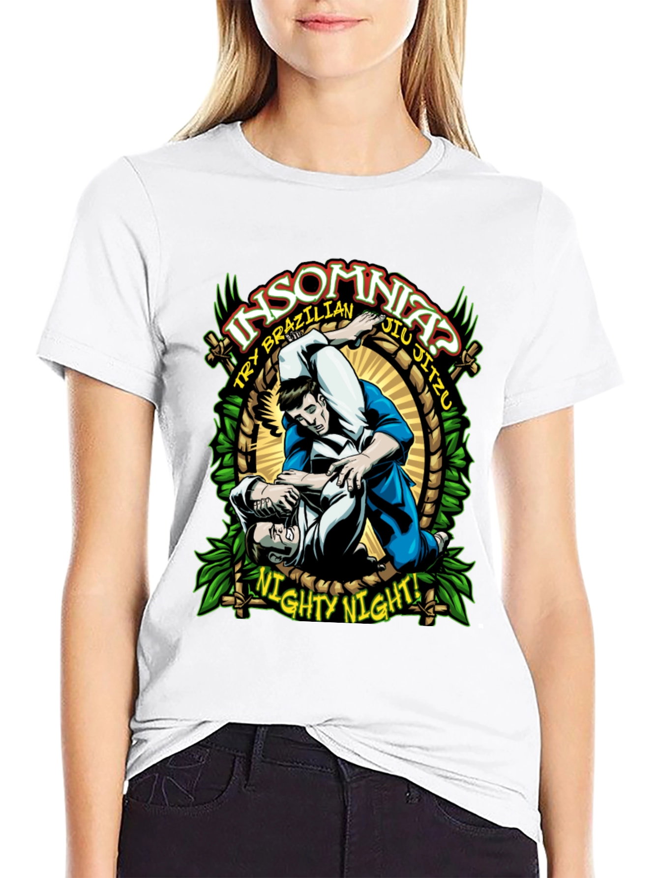 Insomnia? Jiu Jitsu Graphic T-Shirt
