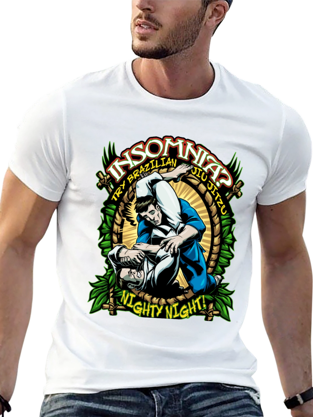Insomnia? Jiu Jitsu Graphic T-Shirt