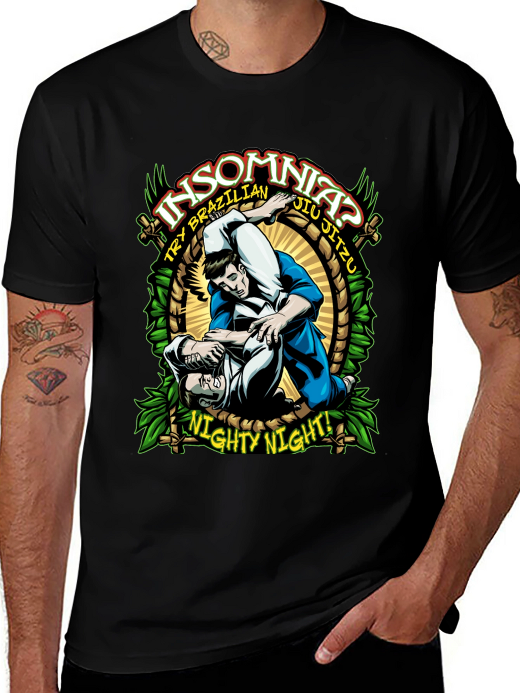 Insomnia? Jiu Jitsu Graphic T-Shirt
